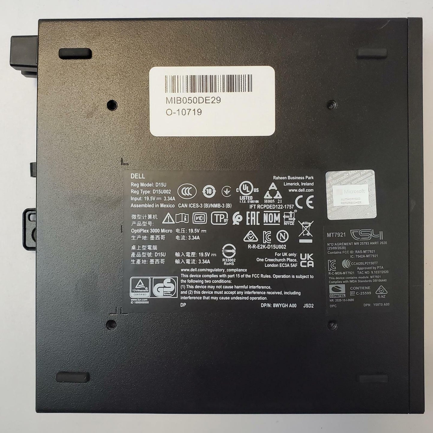 DELL OPTIPLEX 3000 Win 11 Home I5-12500T 32GB RAM 512GB NVME | Grade B