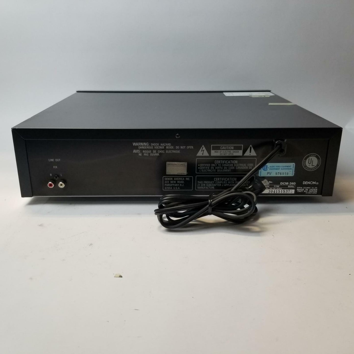 DENON DCM-340 Compact Disc 5 Disc Changer Player | Grade B