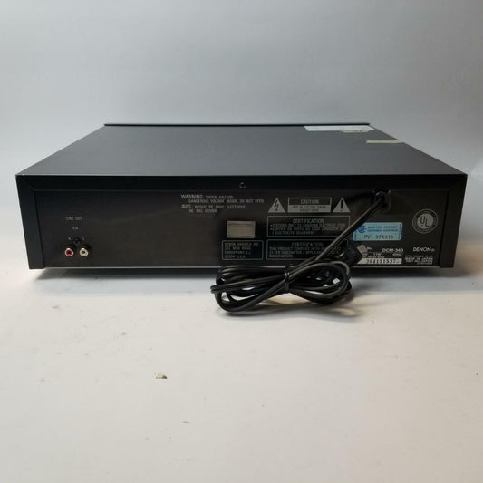 DENON DCM-340 Compact Disc 5 Disc Changer Player | Grade B