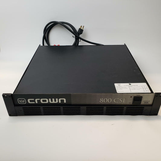 CROWN 800 CSL 2 Channel Power Amp | Grade B