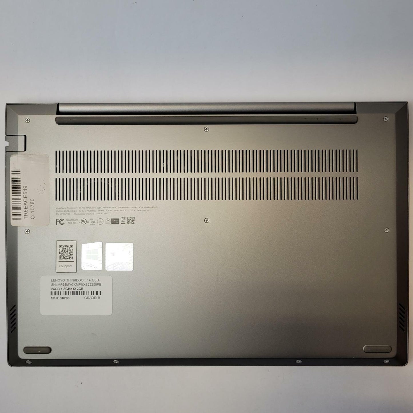 LENOVO THINKBOOK 14 G3 Win 11 Home Ryzen 7 5700U 24GB RAM 512GB NVME | Grade B