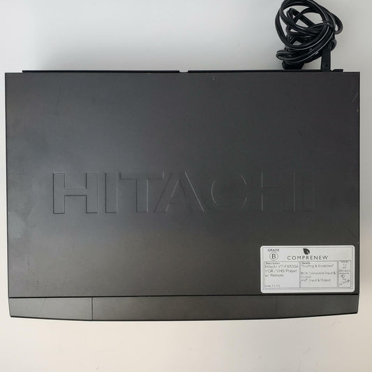 Hitachi VT-FX530A VCR/VHS Player w/ Remote | Grade B