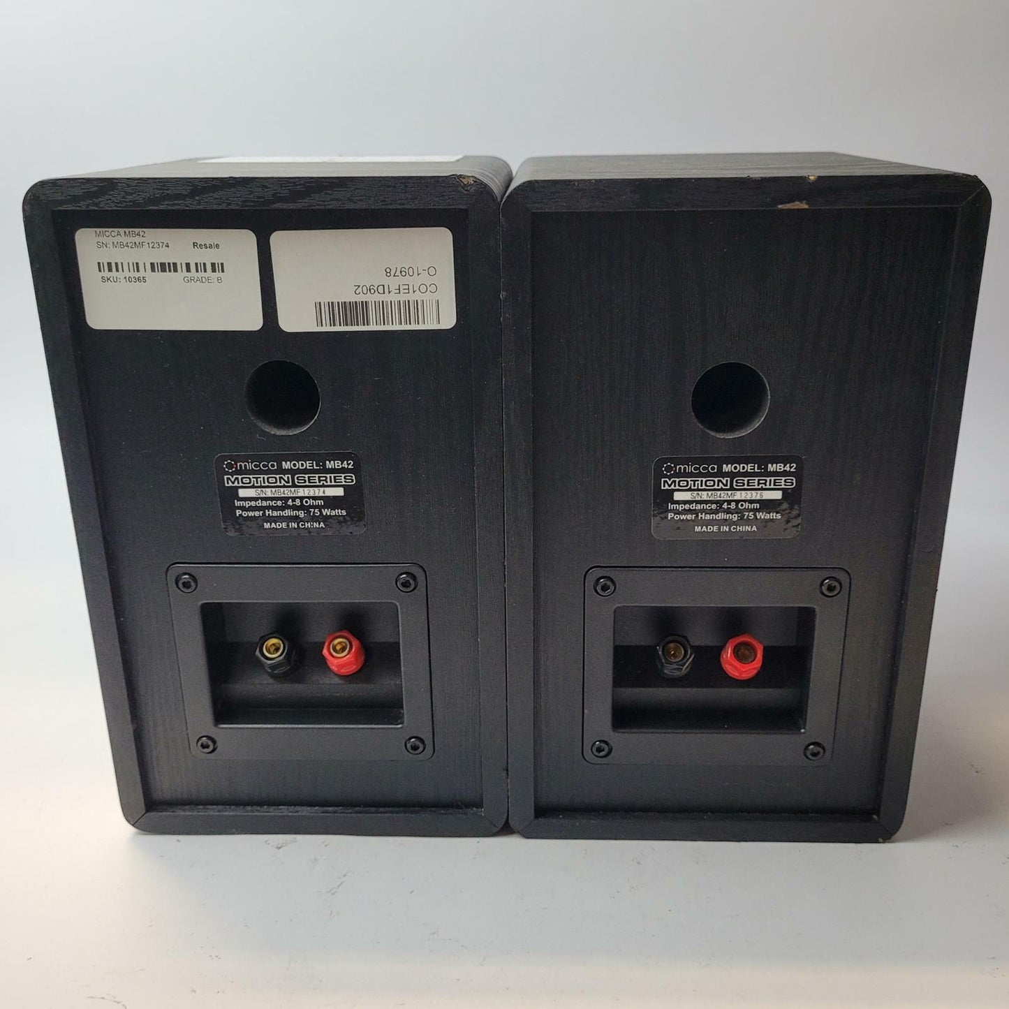 MICCA MB42 Bookshelf Speaker Pair | Grade B