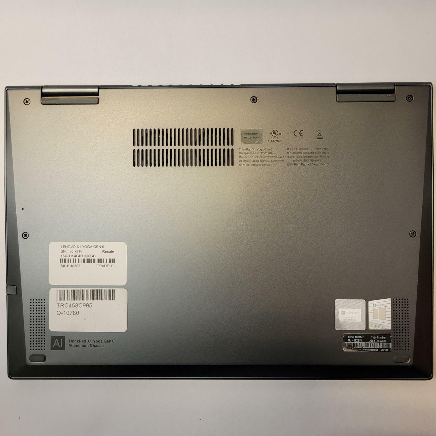 LENOVO X1 YOGA GEN 6 Windows 11 Home I5-1135G7 16GB RAM 256GB NVME | Grade B