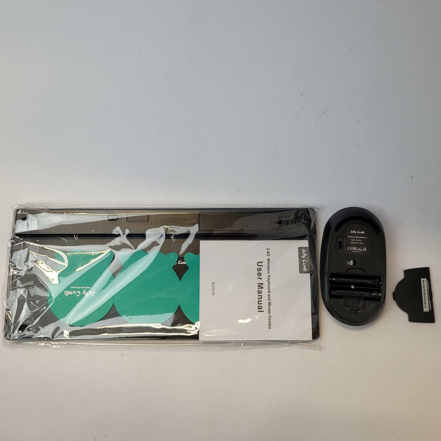 Jelly Comb KUT019 Ultra-Thin USB Wireless Keyboard & Mouse Combo | Grade A