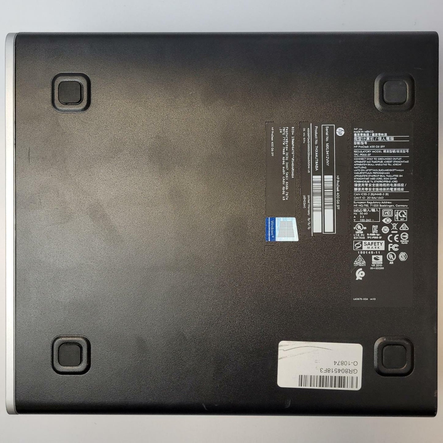 HP PRODESK 400 G6 SFF Windows 11 Home I5-9500 16GB RAM 256GB NVME | Grade B