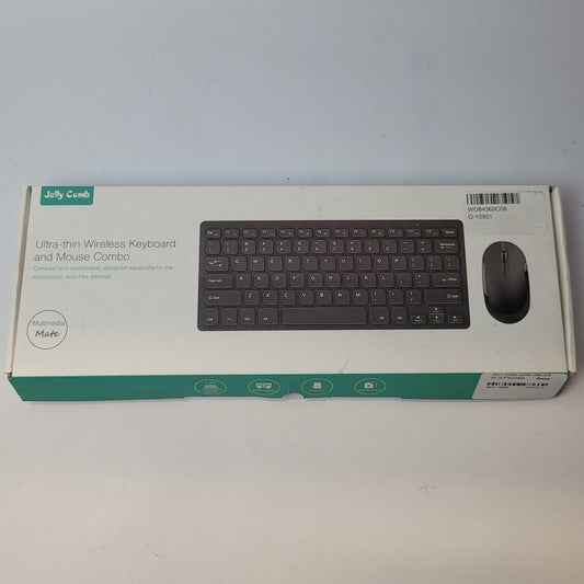 Jelly Comb KUT019 Ultra-Thin USB Wireless Keyboard & Mouse Combo | Grade A