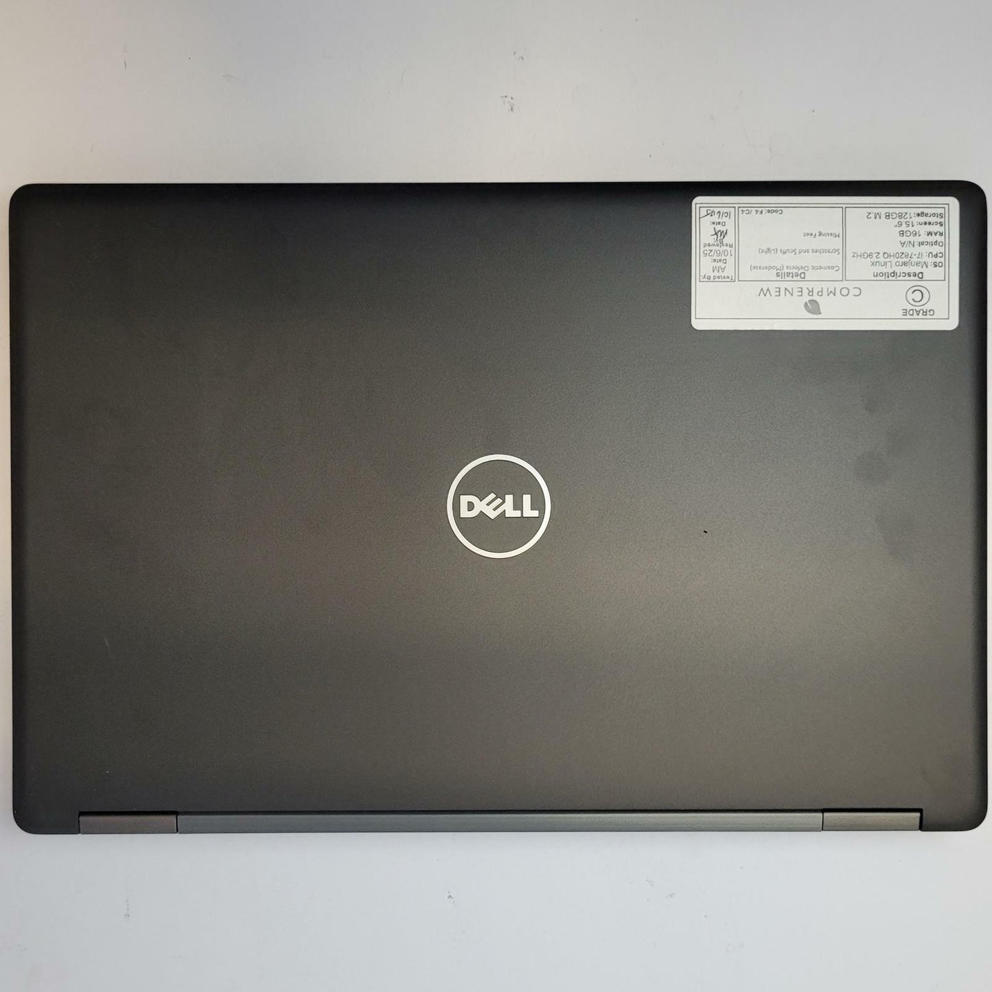 DELL LATITUDE 5580 Manjaro Linux I7-7820HQ 16GB RAM 128GB M.2 | Grade C
