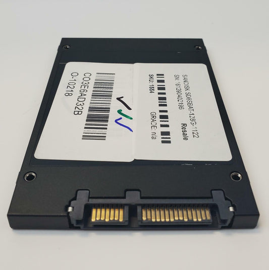 SanDisk SD8SBAT-128G-1122 128GB 2.5" SATA Internal SSD | Grade A | 10312