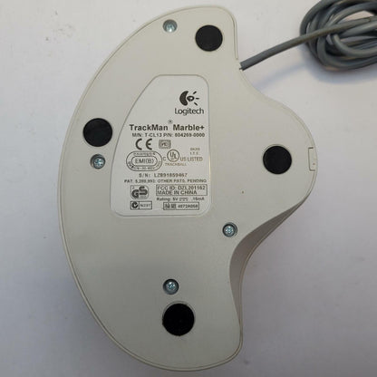 LOGITECH TRACKMAN T-CL13 MARBLE+ PS/2 Wired Trackball Mouse | Grade A