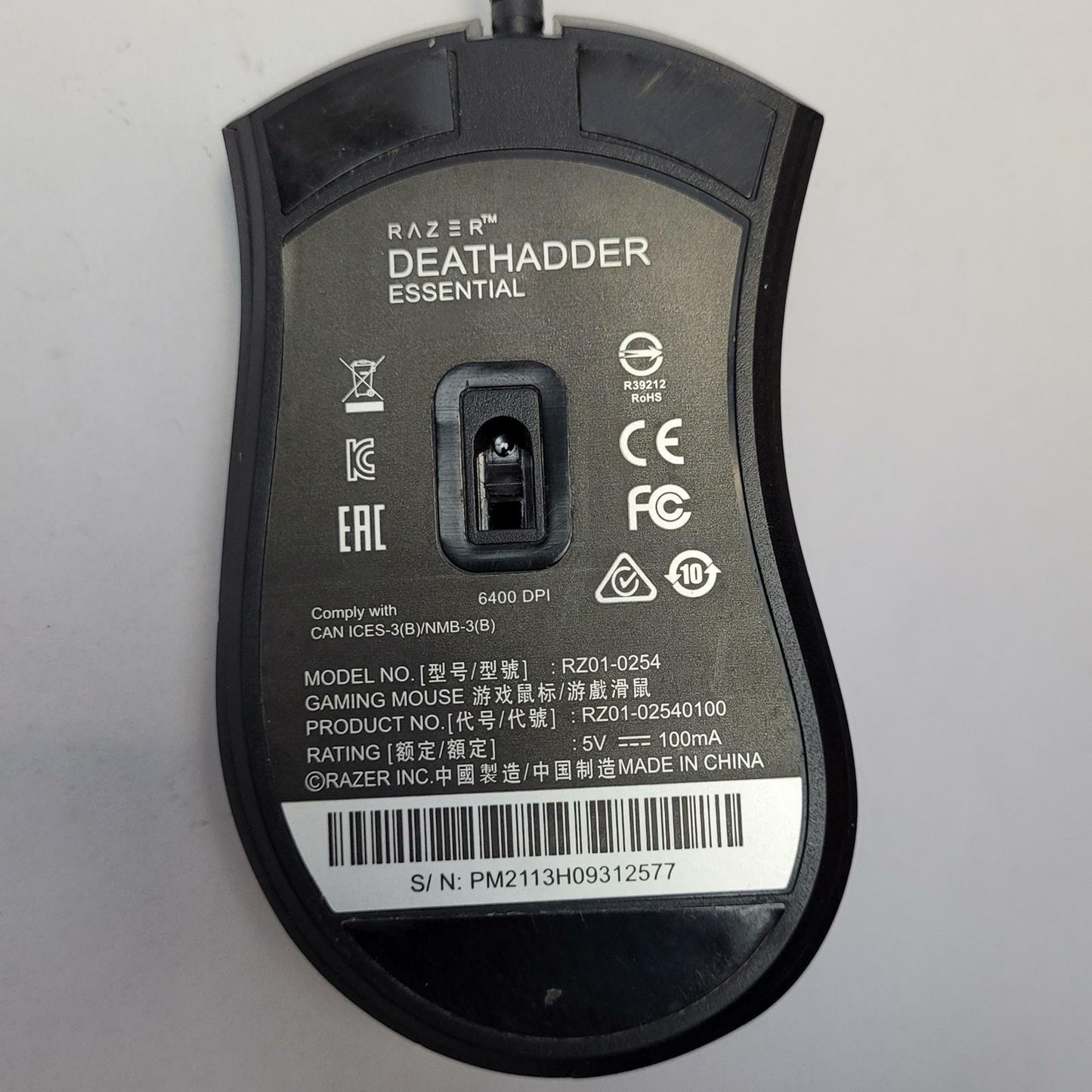 Razer DeathAdder Essential USB Wired Mouse | Grade A
