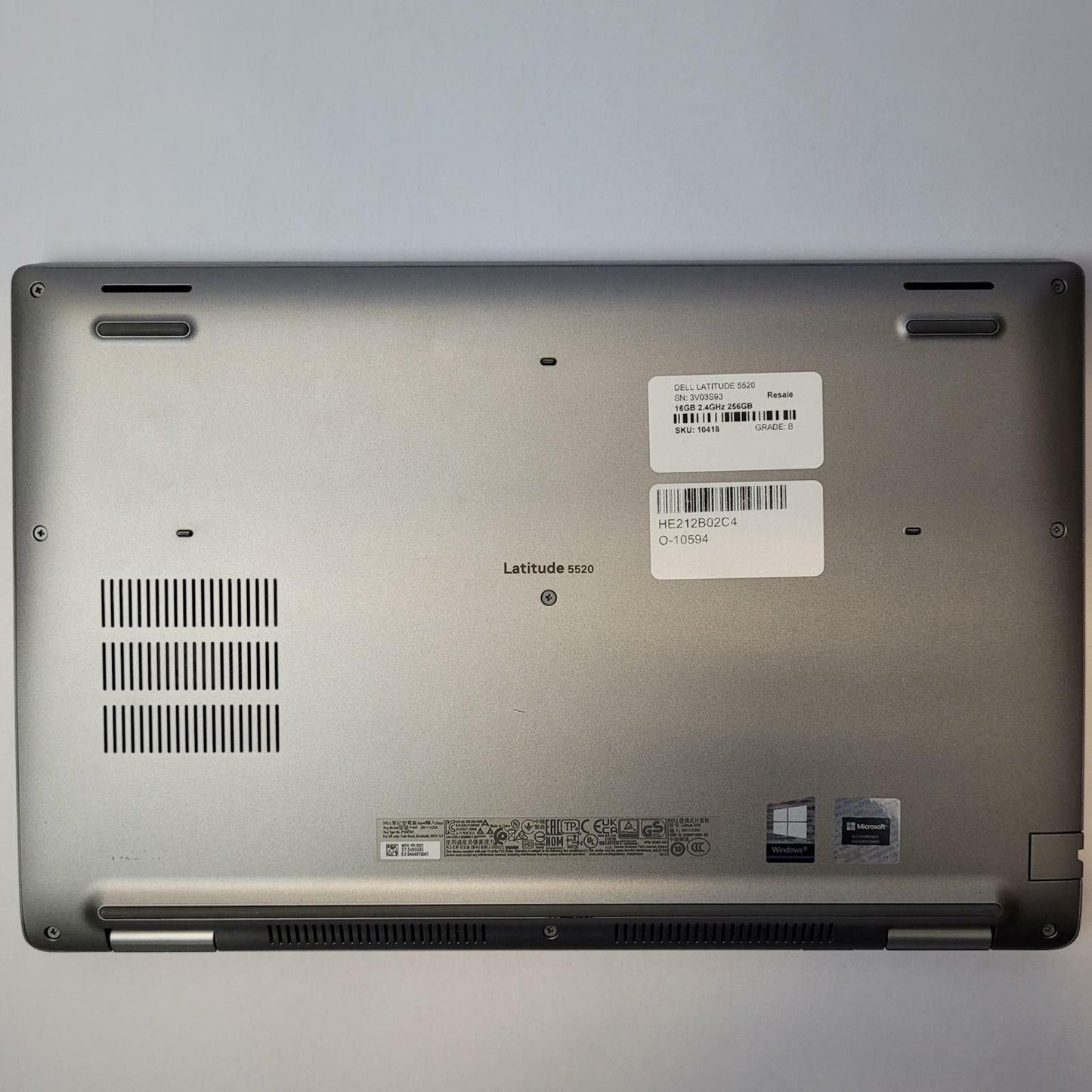 DELL LATITUDE 5520 Windows 11 Home I5-1135G7 16GB RAM 256GB NVME | Grade B