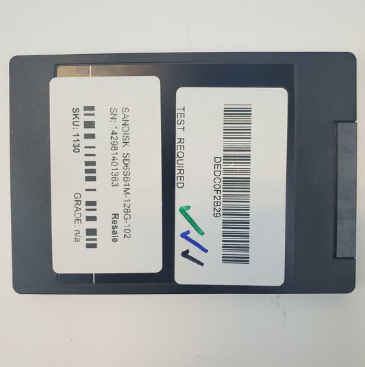 SanDisk SD6SB1M-128G-1022I 128GB 2.5" SATA Internal SSD | Grade A | 10446