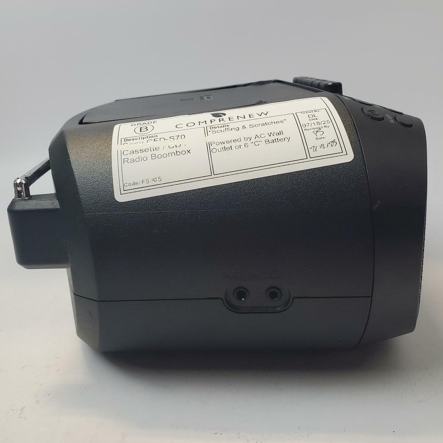 SONY CFD-S70 Cassette/CD/Radio Boombox | Grade B