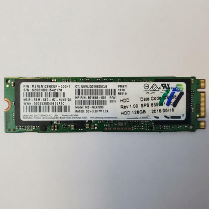 Samsung MZ-NLN1280 128GB m.2 2280 SATA Internal SSD | Grade A | 7421