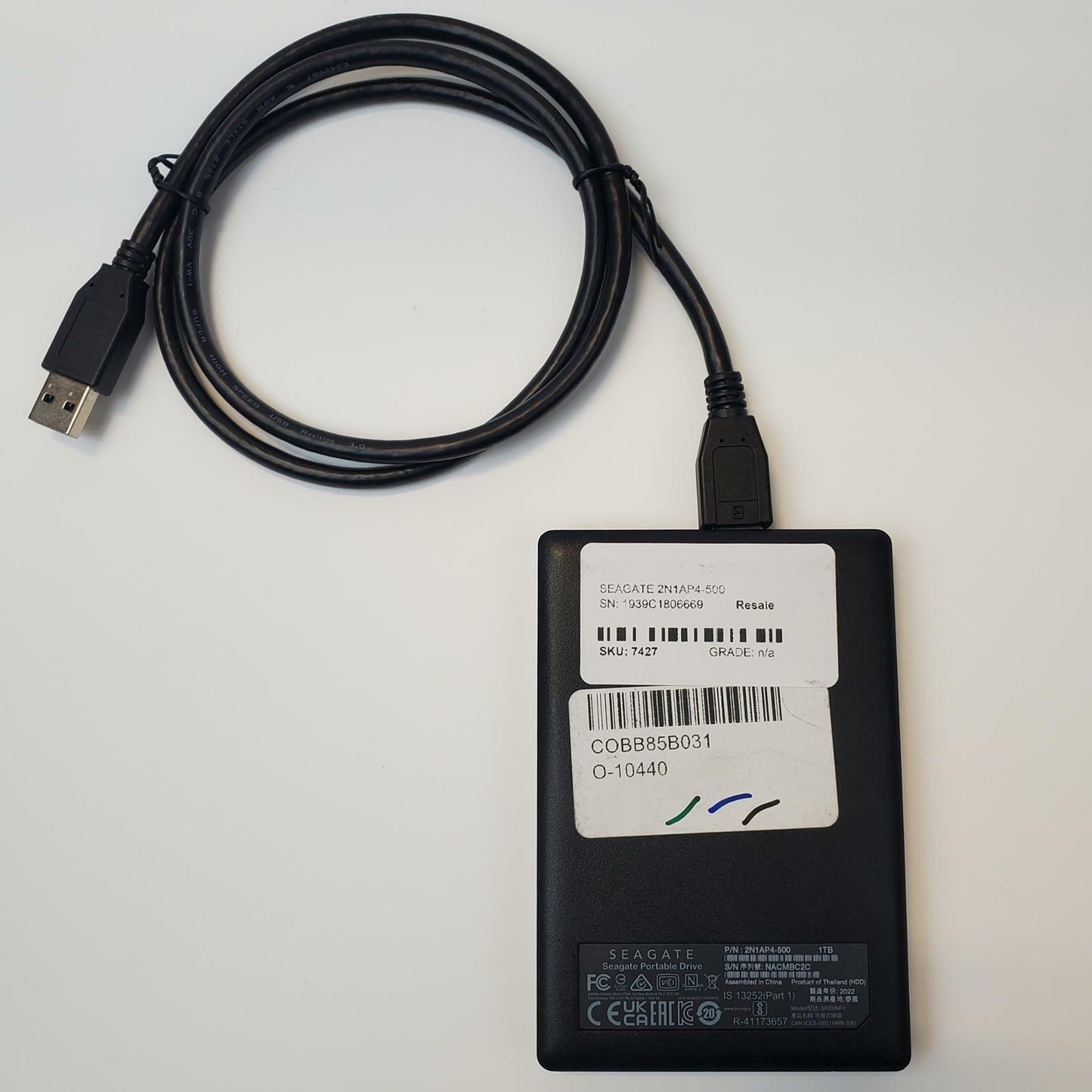 SEAGATE 2N1AP4-500 1TB 2.5" SATA External HDD | Grade B