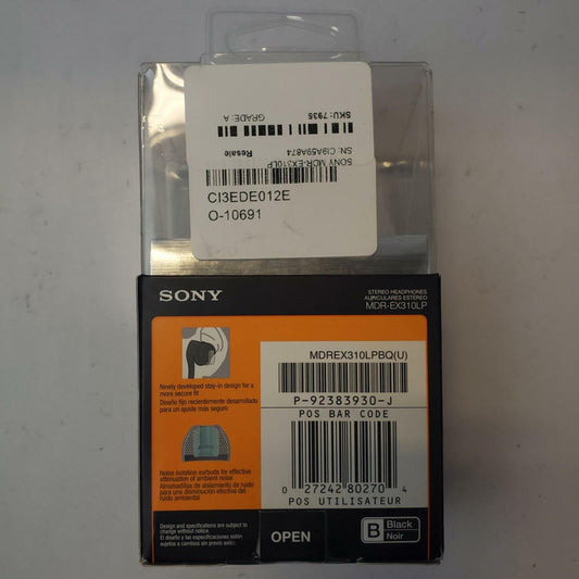 Sony MDR-EX310LP Stereo In-Ear Headphones | Grade A