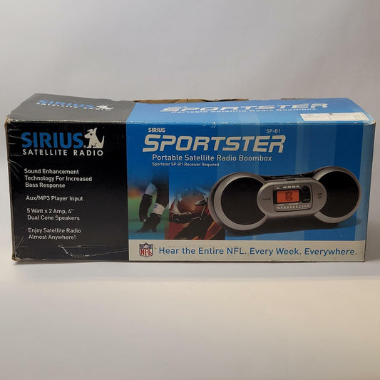 SIRIUS SP-B1 Portable Satellite Radio Boombox | Grade B