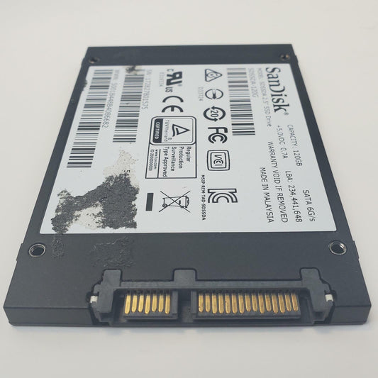 SanDisk SDSSDA-120G 120GB 2.5" SATA Internal SSD | Grade A | 9428