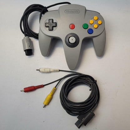 Nintendo 64 NUS-001 Video Game Console Basic Bundle | Grade B | 9774