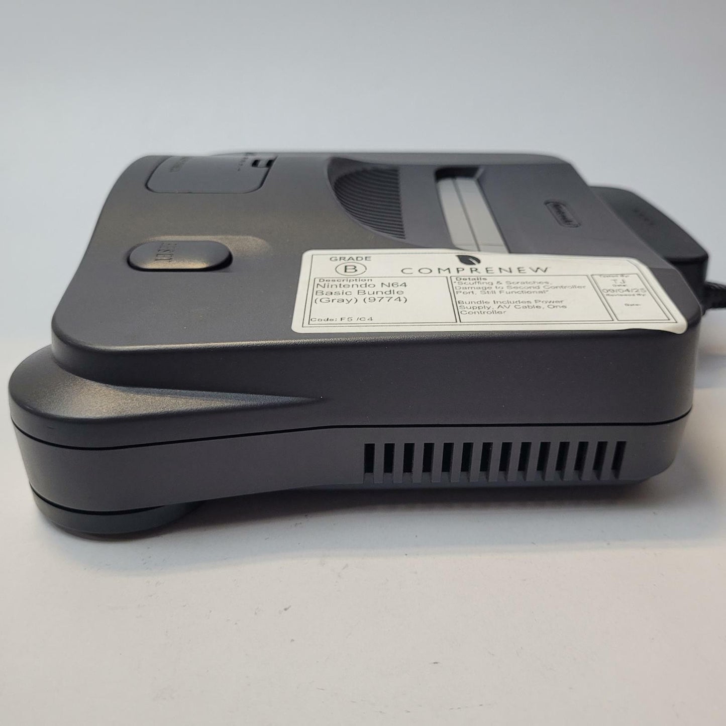 Nintendo 64 NUS-001 Video Game Console Basic Bundle | Grade B | 9774