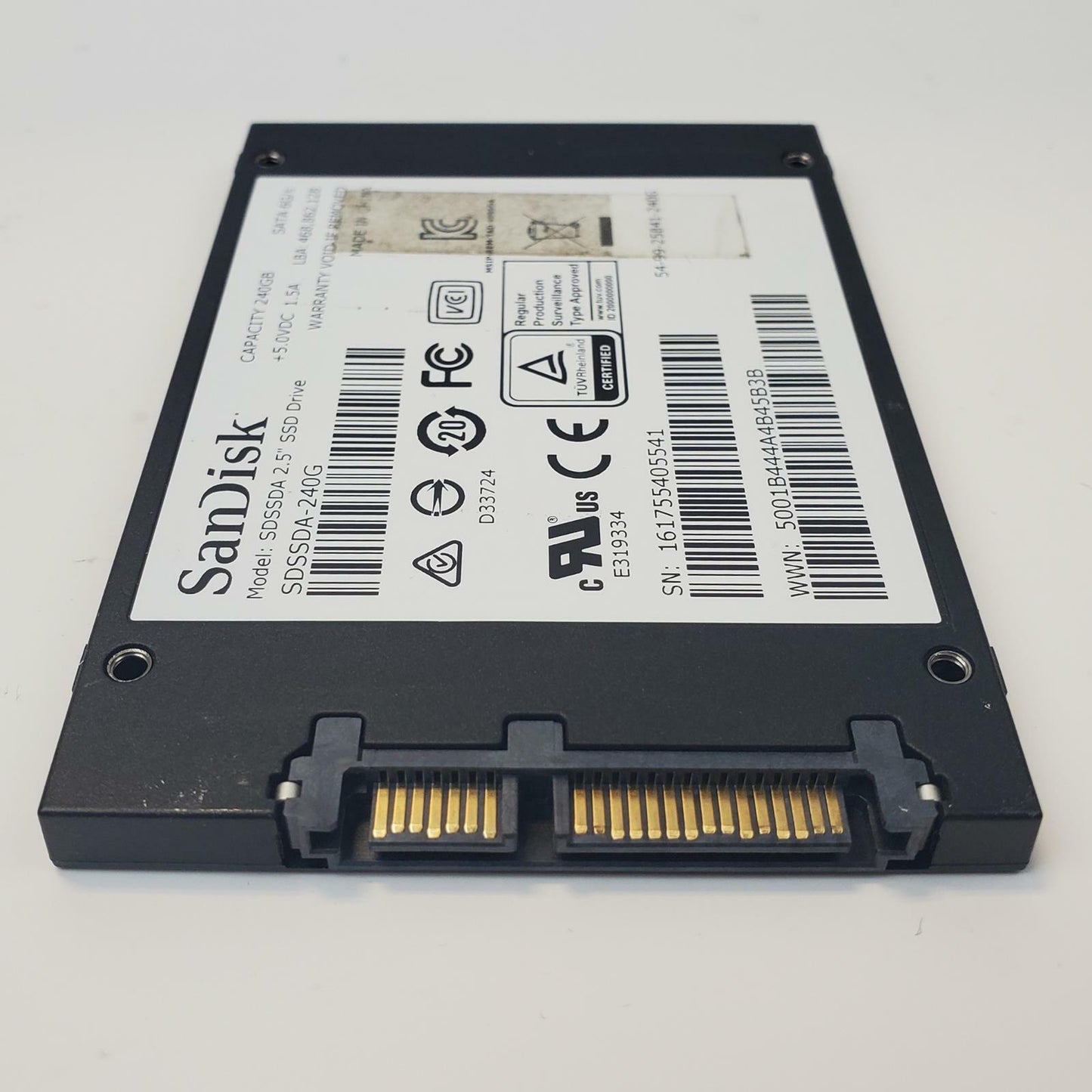 SanDisk SDSSDA-240G 240GB 2.5" SATA Internal SSD | Grade A | 9197