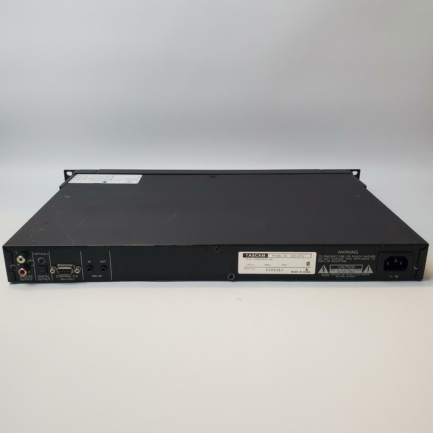 Tascam CD-01U Rack Mount CD Player | Grade B