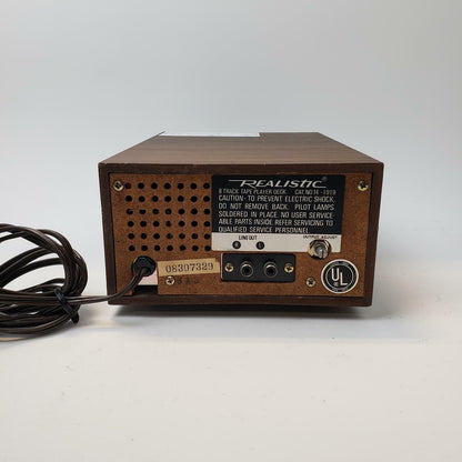REALISTIC 14-1919 8 Track Player | Grade B