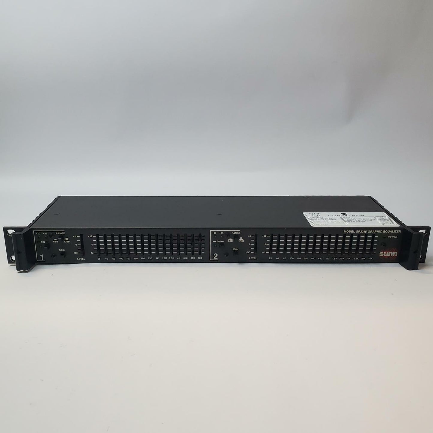 SUNN SP3215 Stereo 15-Band Graphic Equalizer | Grade B