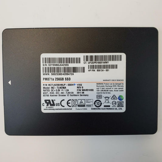 Samsung MZ-7LN256A 256GB 2.5" SATA Internal SSD | Grade A | 9359