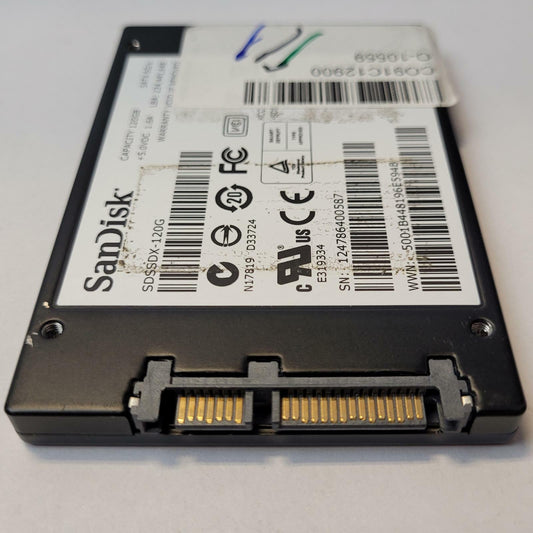SANDISK SDSSDX-120G 120GB 2.5" SATA Internal SSD | Grade A
