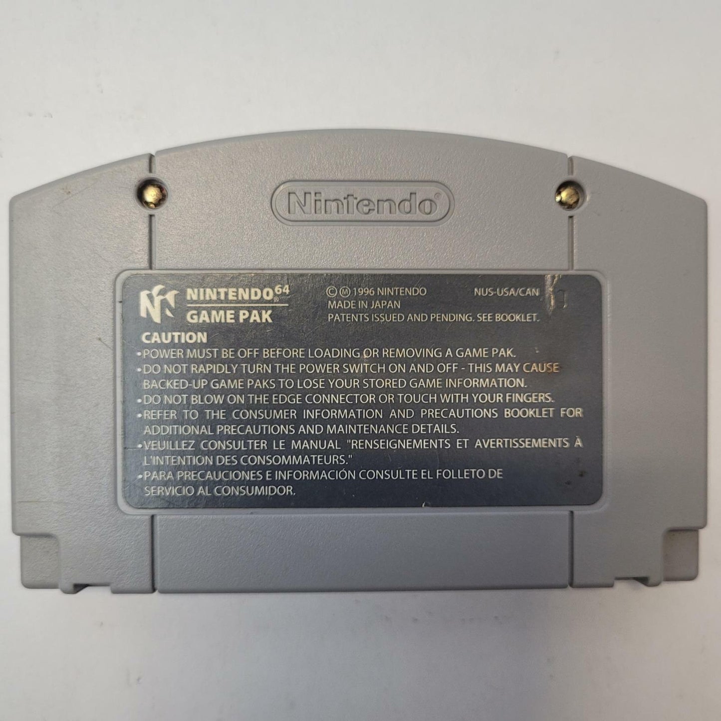 Nintendo 64 Game: Wayne Gretzky's 3D Hockey | Grade B