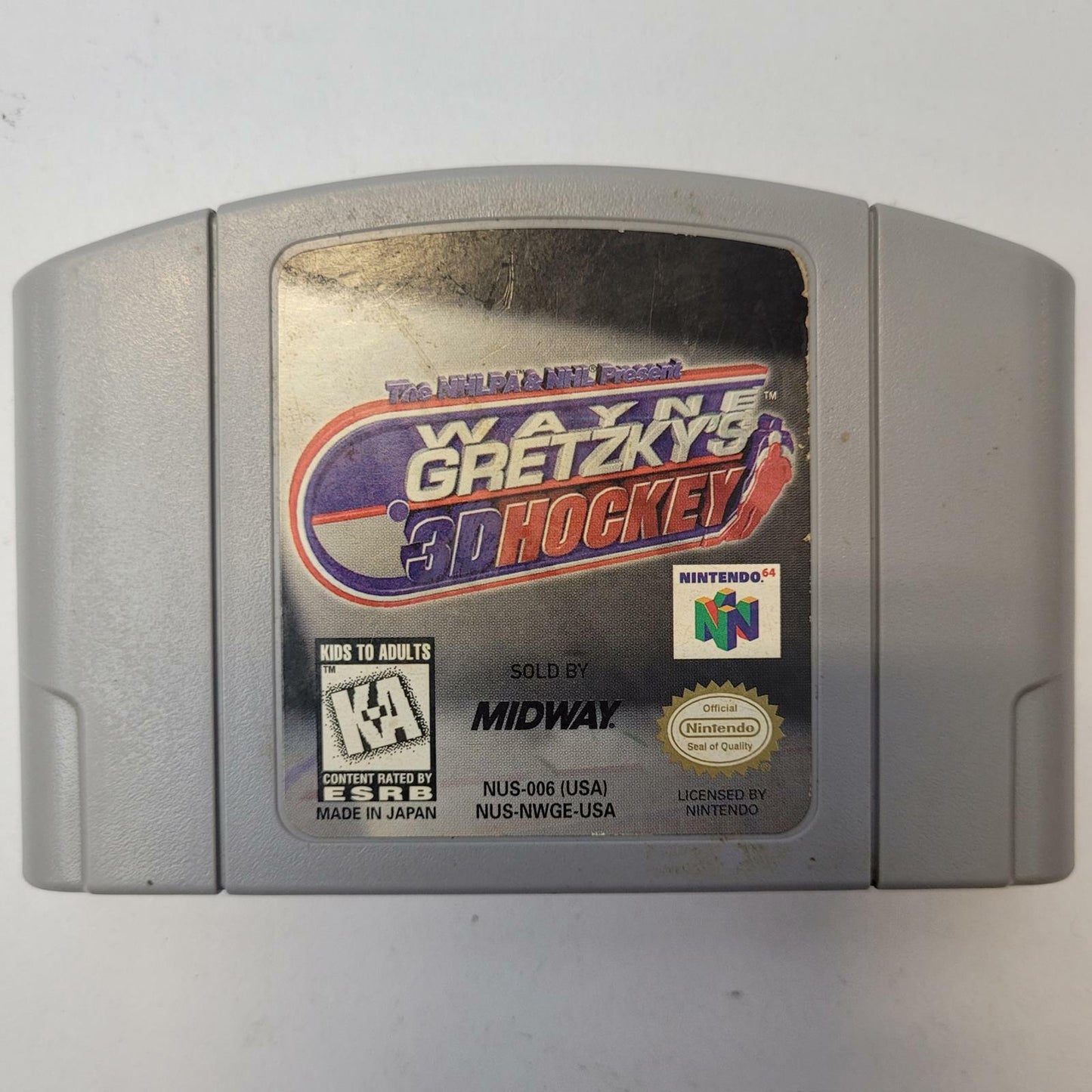 Nintendo 64 Game: Wayne Gretzky's 3D Hockey | Grade B