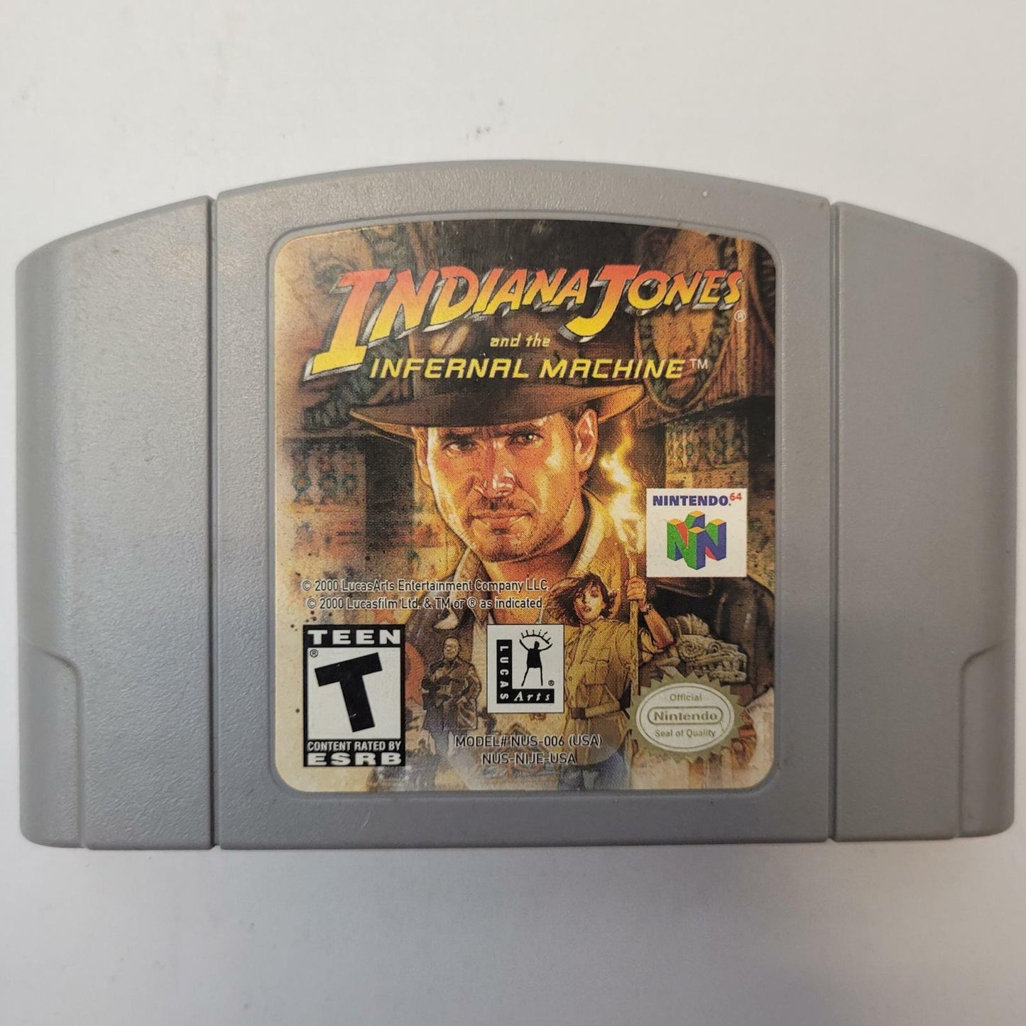 Nintendo 64 Game: Indiana Jones and the Infernal Machine | Grade B
