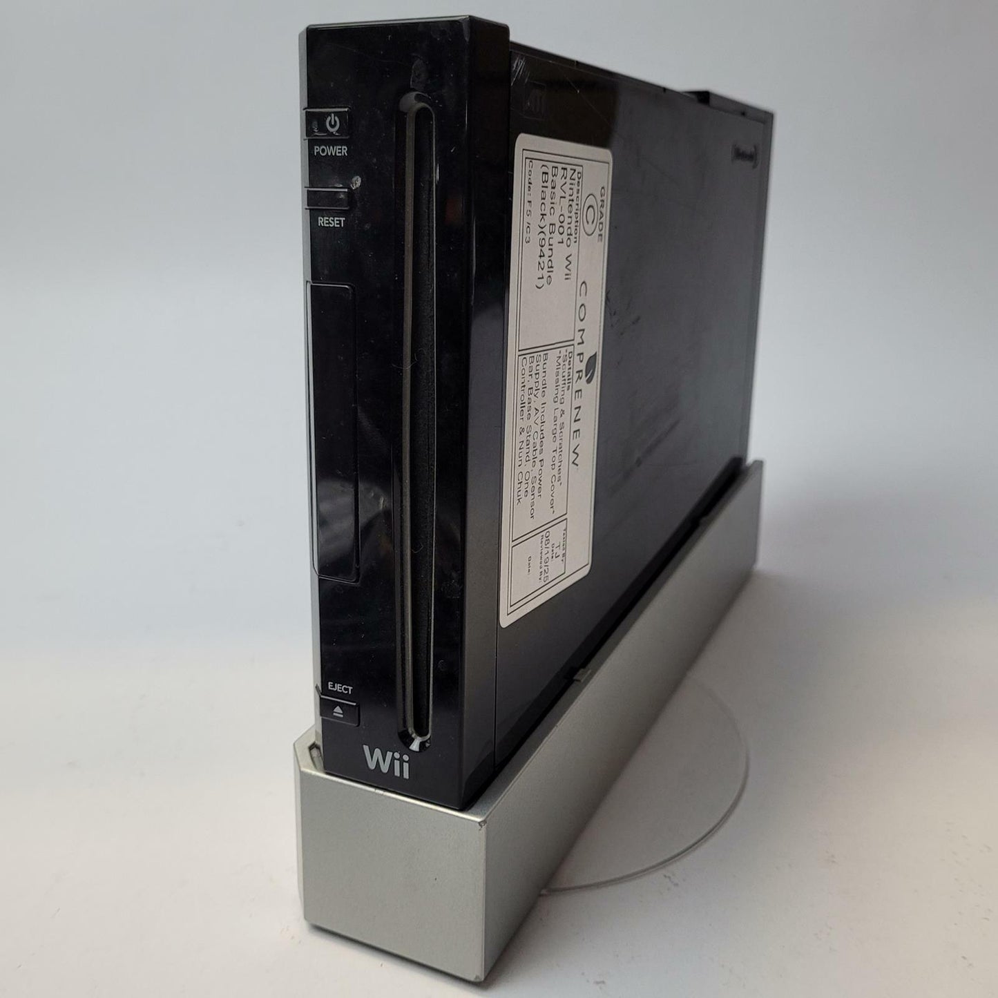 Nintendo Wii RVL-001 Basic Bundle (Black) | Grade C