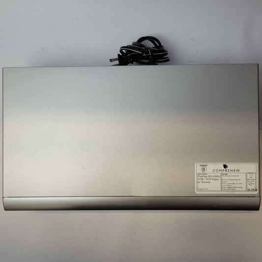TOSHIBA SD-V395U VCR/DVD Player w/ Remote | Grade B