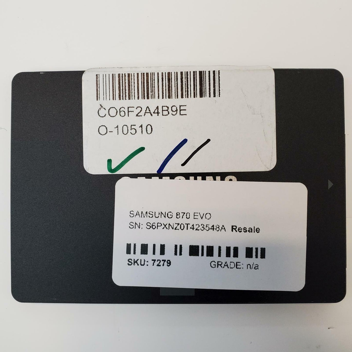 SAMSUNG 870 EVO MZ-77E500 500GB 2.5" SATA Internal SSD | Grade A