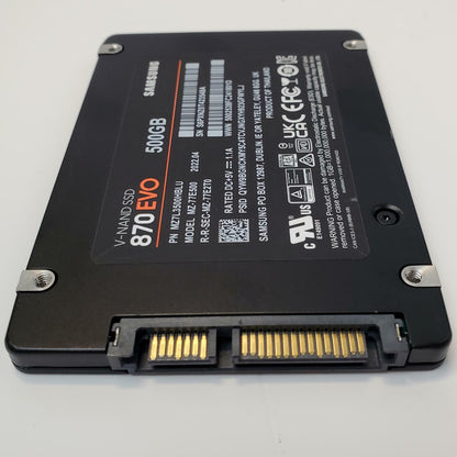 SAMSUNG 870 EVO MZ-77E500 500GB 2.5" SATA Internal SSD | Grade A