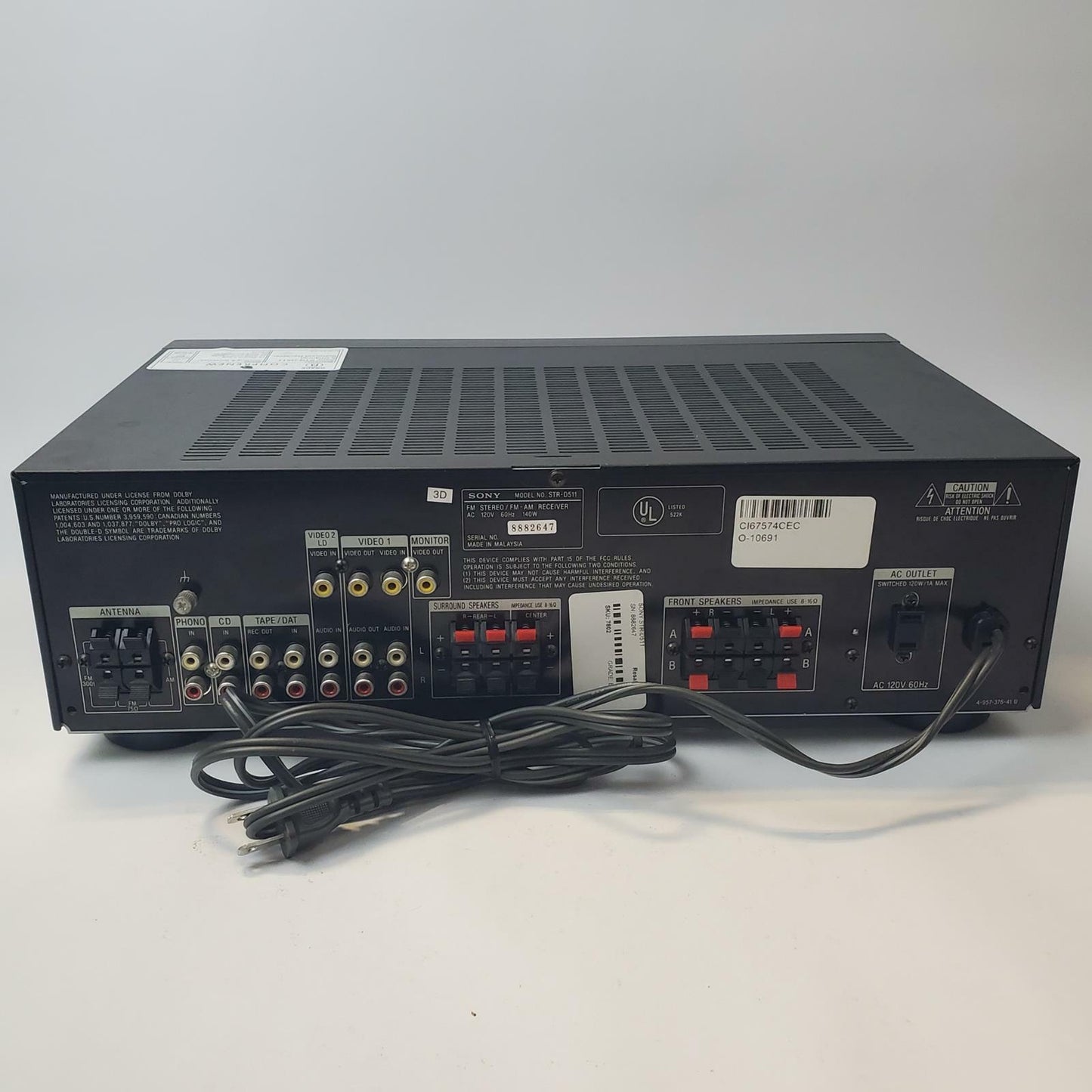 SONY STR-D511 5-Channel Surround Receiver | Grade B