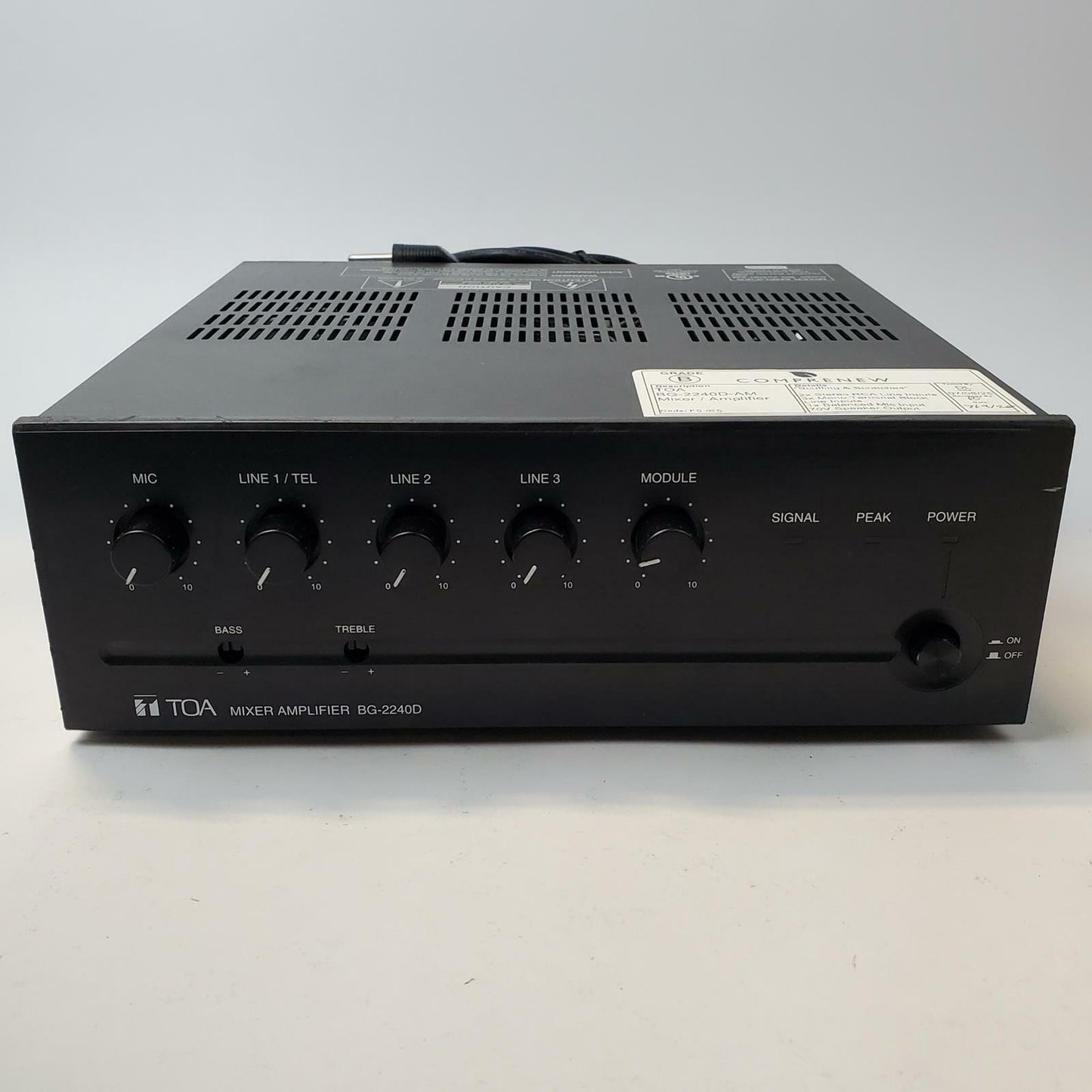 TOA BG-2240D-AM Mixer/Amplifier | Grade B