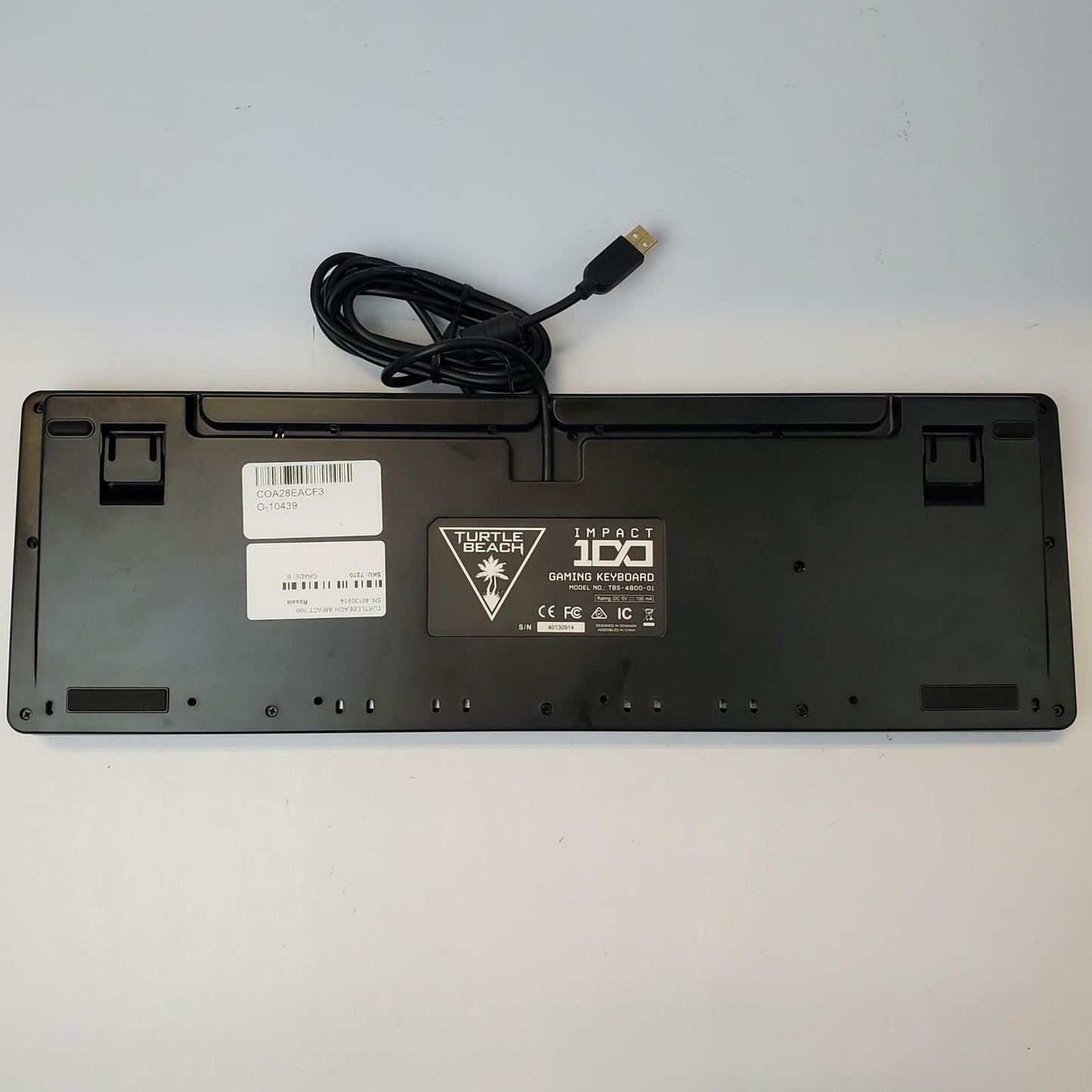 Turtle Beach Impact 100 USB Wired Gaming Keyboard | Grade A