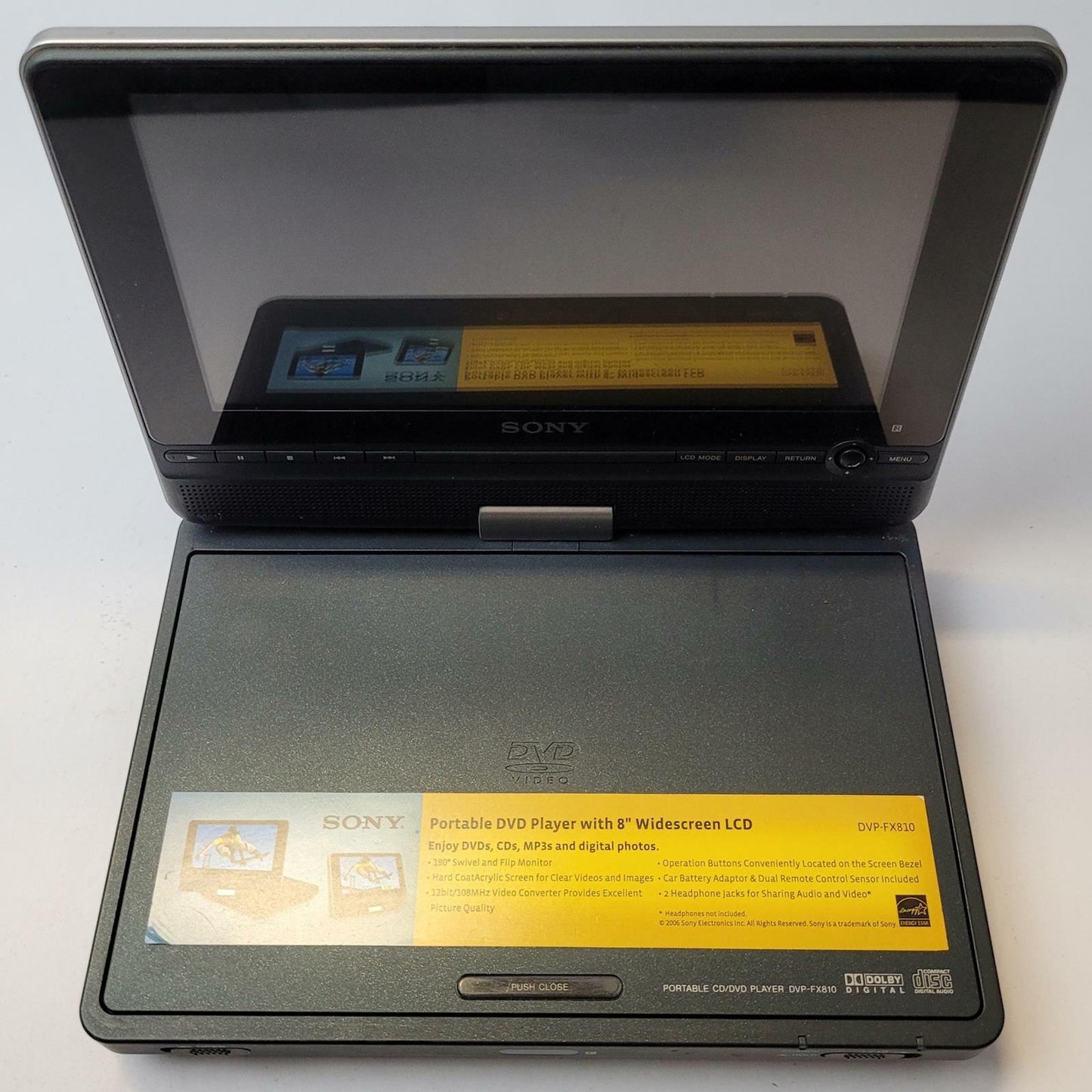 SONY DVP-FX810 8" Portable DVD Player | Grade B