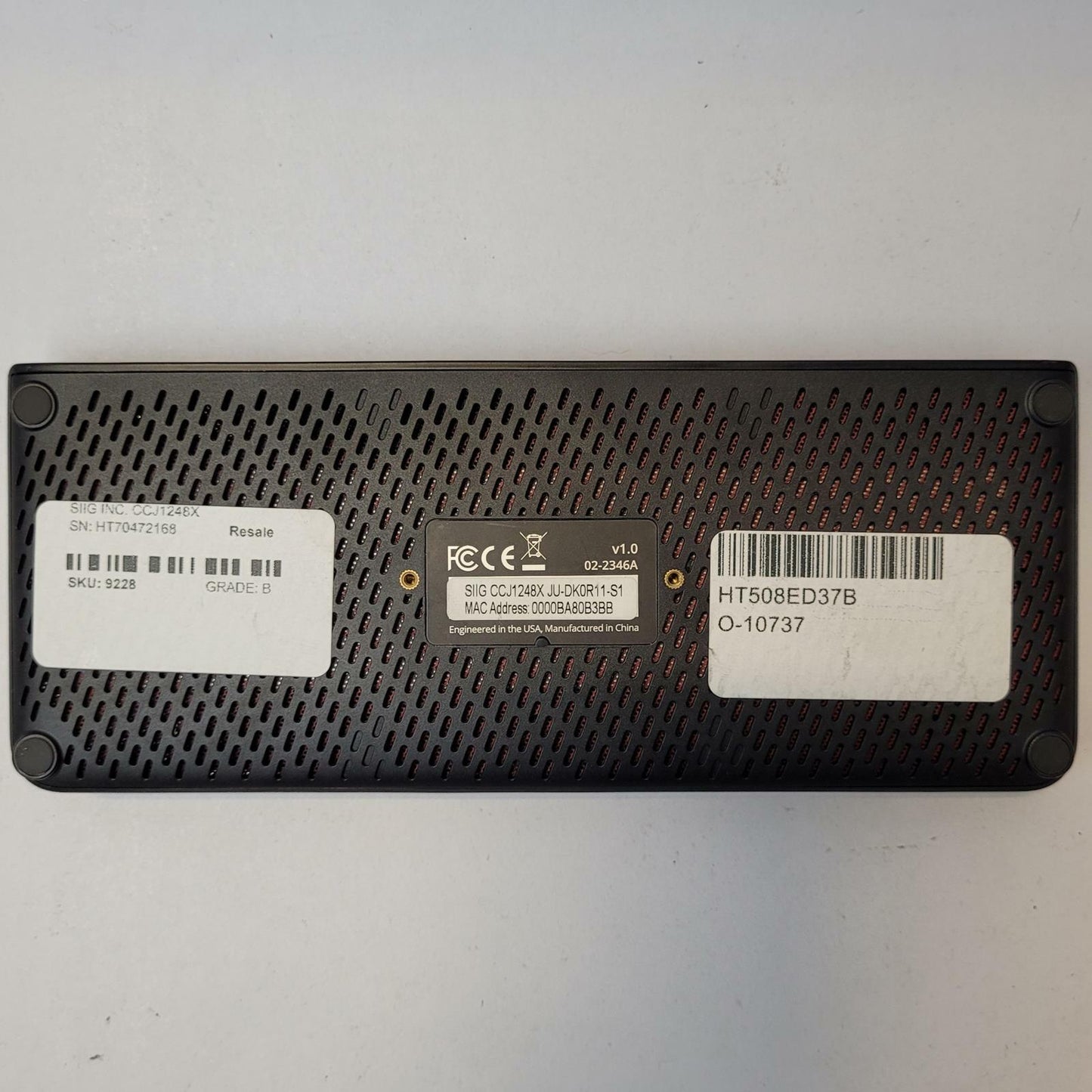 SIIG INC. CCJ1248X Laptop Docking Station | Grade B