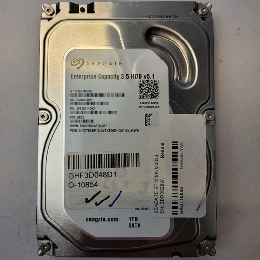 SEAGATE ST1000NM0008 1TB 3.5" SATA Internal HDD | Grade A