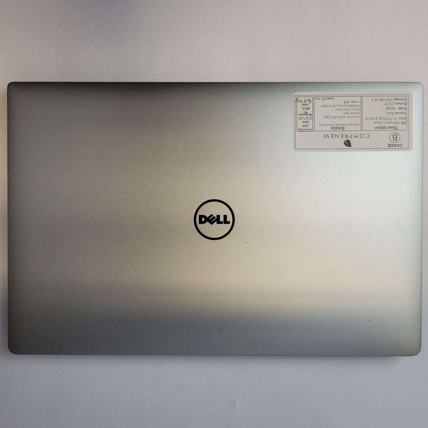 DELL XPS P56F Linux Manjaro i7-7700HQ 16GB RAM 256GB M.2 4GB GPU | Grade B