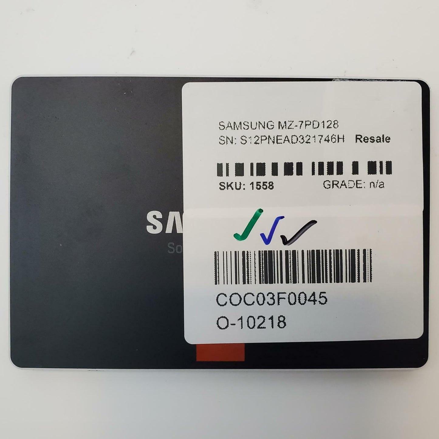 SAMSUNG MZ-7PD128 128GB 2.5" SATA Internal SSD | Grade A | 9517