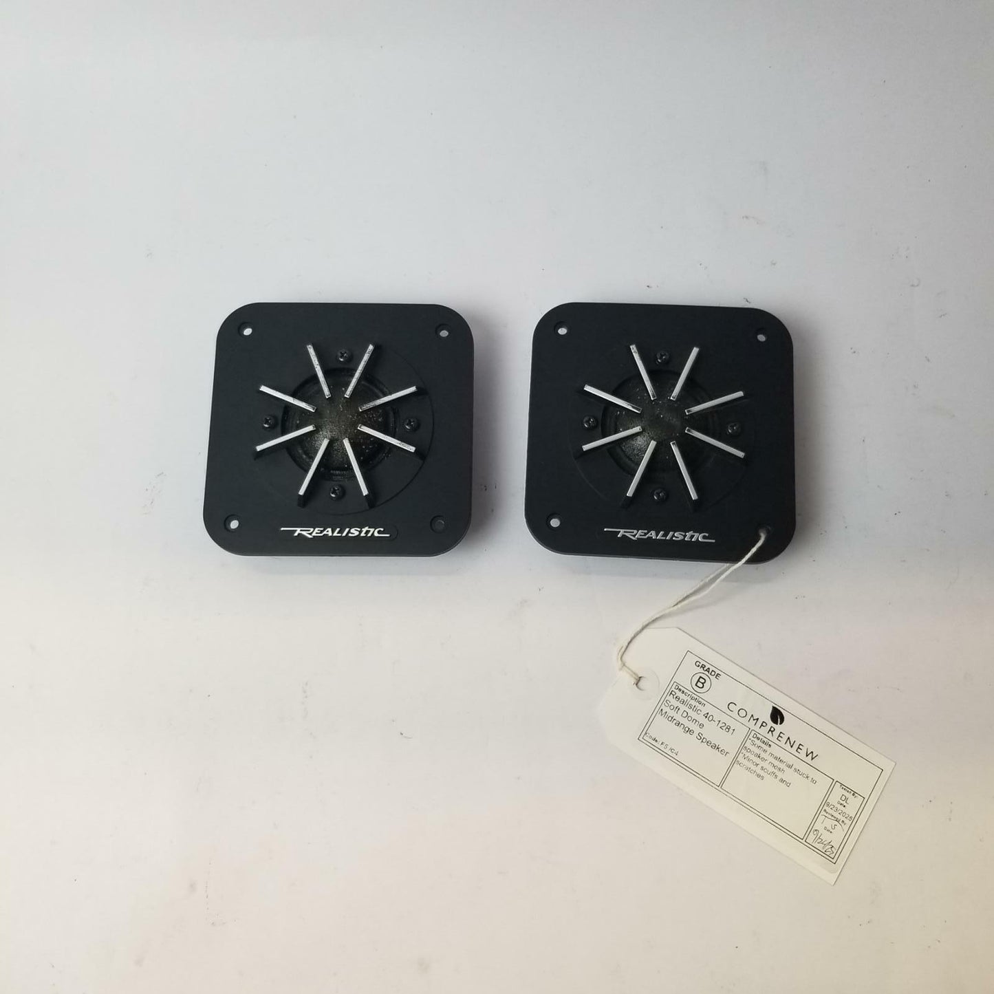 REALISTIC 40-1281 Soft Dome Midrange Speaker (Pair of 2) | Grade B