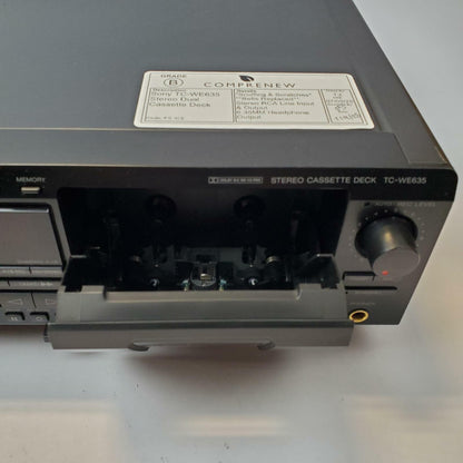 SONY TC-WE635 Stereo Dual Cassette Deck | Grade B