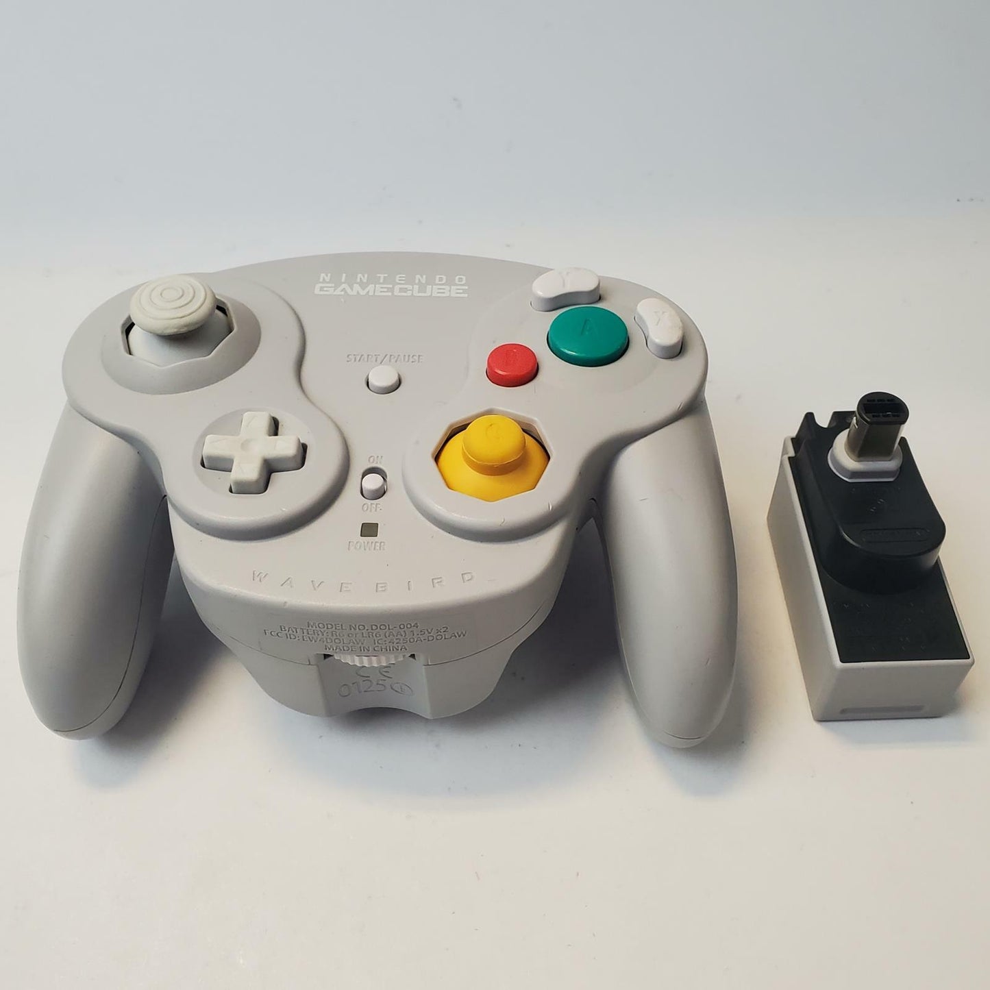 Nintendo GameCube WaveBird DOL-004 Wireless Controller + Receiver | Grade B