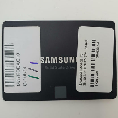 SAMSUNG MZ-76E1T0 1TB 2.5" SATA Internal SSD | Grade A
